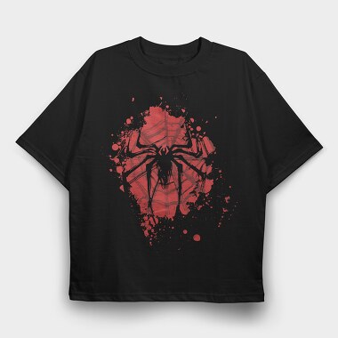 Spiderman Splatter, Tricou Oversize Barbati (Unisex)