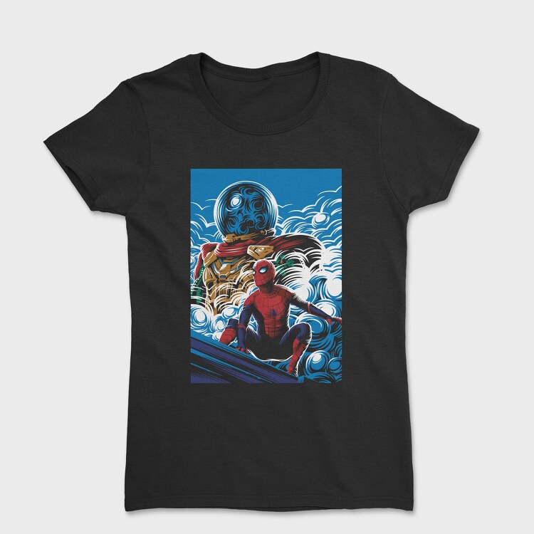 Spiderman Surfing Storm, Tricou Femei