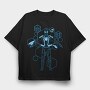 Spiderman Tech Hex, Tricou Oversize Barbati (Unisex)