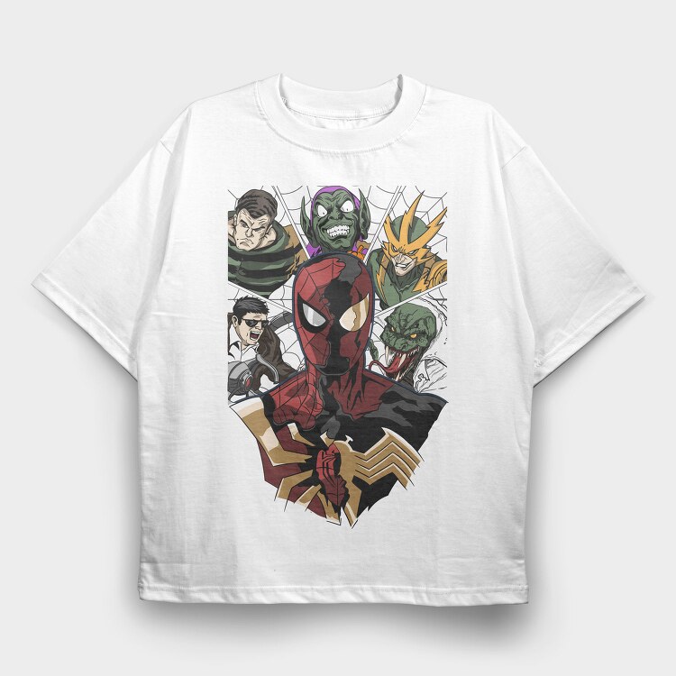 Spiderman Venom Symbiote, Tricou Oversize Barbati (Unisex)