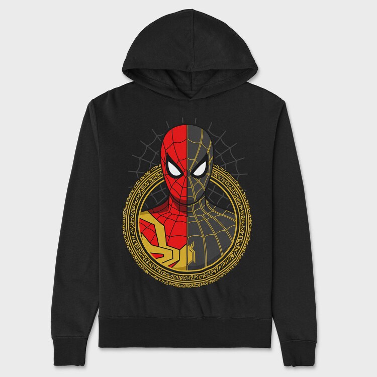 Spiderman Web Icon, Hanorac Oversize Barbati (Unisex)