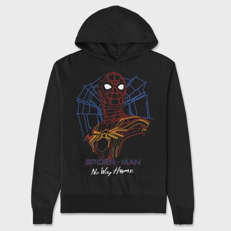 Spiderman Web Spin 2, Hanorac Oversize Barbati (Unisex)