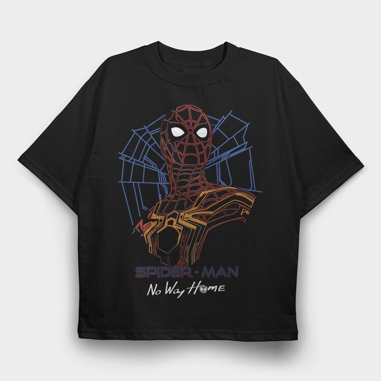 Spiderman Web Spin 2, Tricou Oversize Barbati (Unisex)