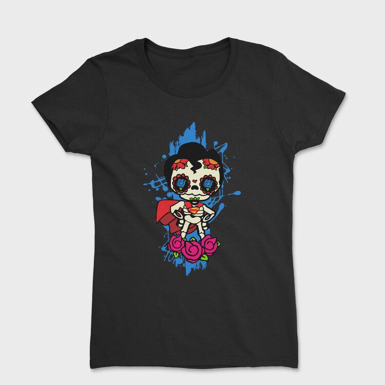 Sugar Skull Superhero, Tricou Femei