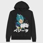 Super Saiyan Blue 1, Hanorac Oversize Barbati (Unisex)