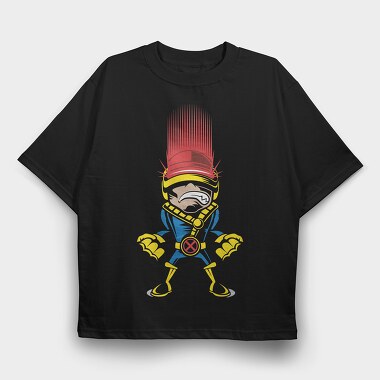 X Force Captain, Tricou Oversize Barbati (Unisex)