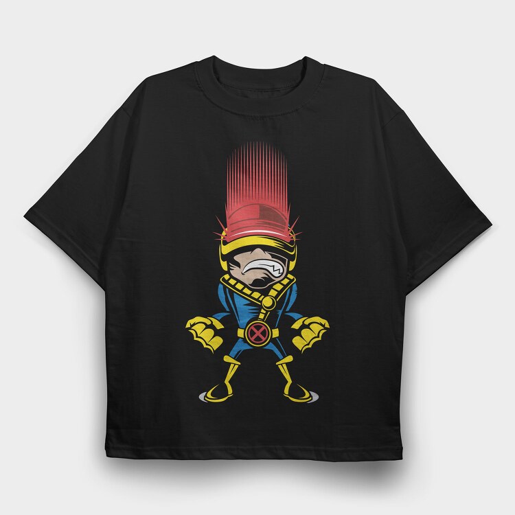 X Force Captain, Tricou Oversize Barbati (Unisex)