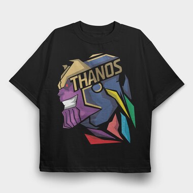 Thanos Helmet, Tricou Oversize Barbati (Unisex)
