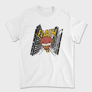 The Flash Chibi Burst, Tricou Barbati (Unisex)