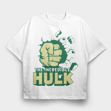The Incredible Hulk Fist, Tricou Oversize Barbati (Unisex)