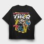 The Mighty Thunder Fox, Tricou Oversize Barbati (Unisex)