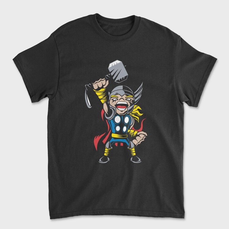 Thor Hammer Punch, Tricou Barbati (Unisex)