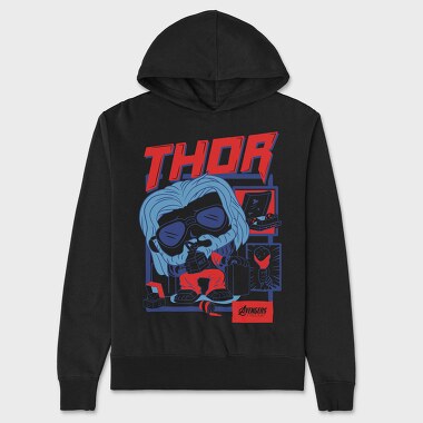 Thor Milkshake, Hanorac Oversize Barbati (Unisex)
