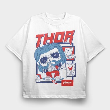 Thor Milkshake, Tricou Oversize Barbati (Unisex)