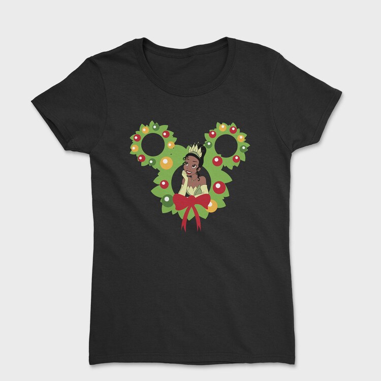 Tiana Holiday Wreath, Tricou Femei