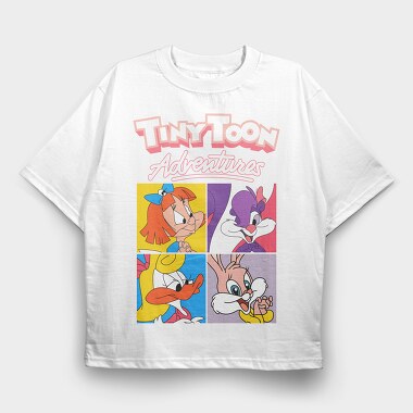 Tinytoon Adventures 2, Tricou Oversize Barbati (Unisex)