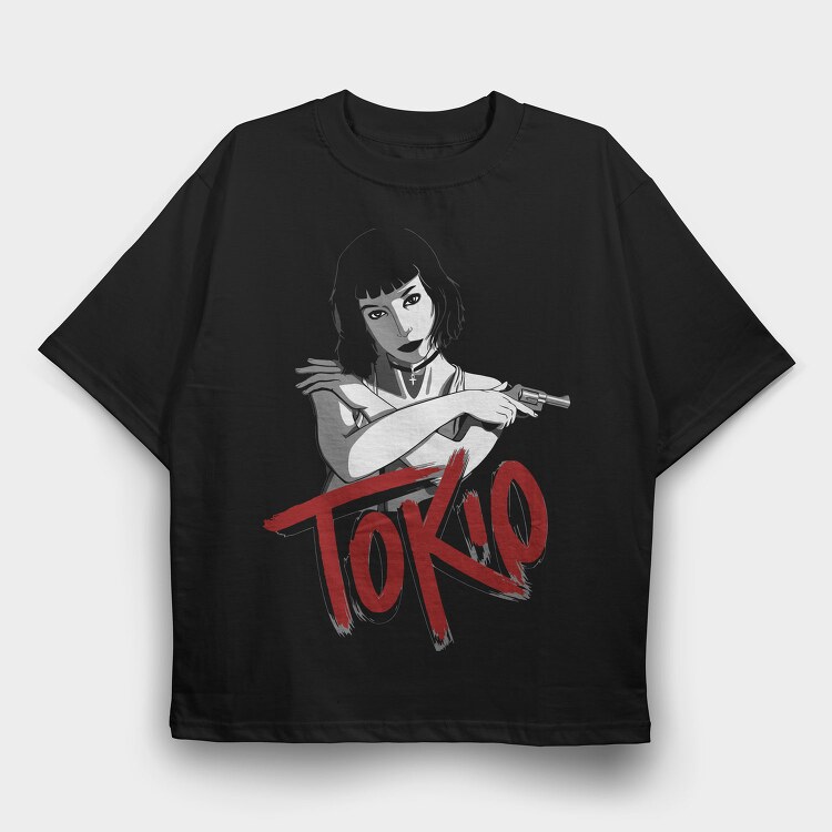 Tokio Revolver, Tricou Oversize Barbati (Unisex)