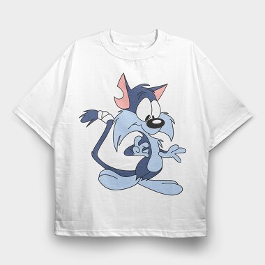 Tom Cat Cool, Tricou Oversize Barbati (Unisex)