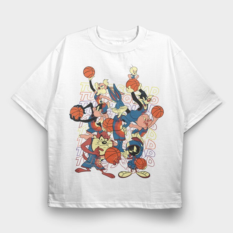 Tune Squad Slam, Tricou Oversize Barbati (Unisex)