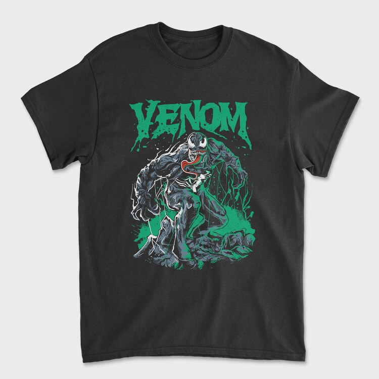 Venomous Splash, Tricou Barbati (Unisex)