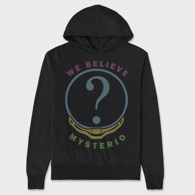 We Believe Mystery, Hanorac Oversize Barbati (Unisex)