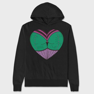 Witchcraft Heart, Hanorac Oversize Barbati (Unisex)