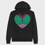 Witchcraft Heart, Hanorac Oversize Barbati (Unisex)