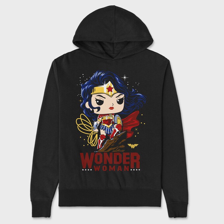 Wonder Woman Wonder, Hanorac Oversize Barbati (Unisex)