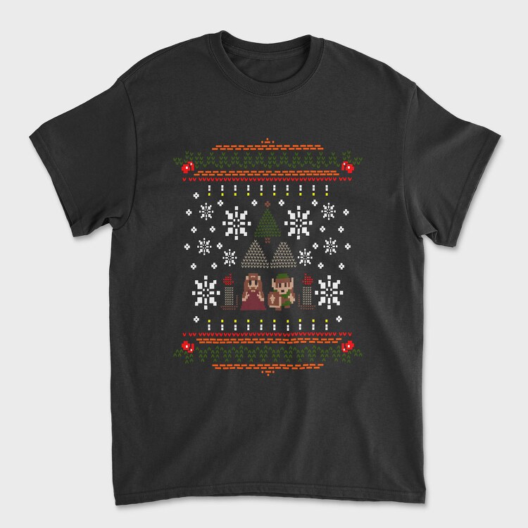 Zelda Holiday Sweater, Tricou Barbati (Unisex)