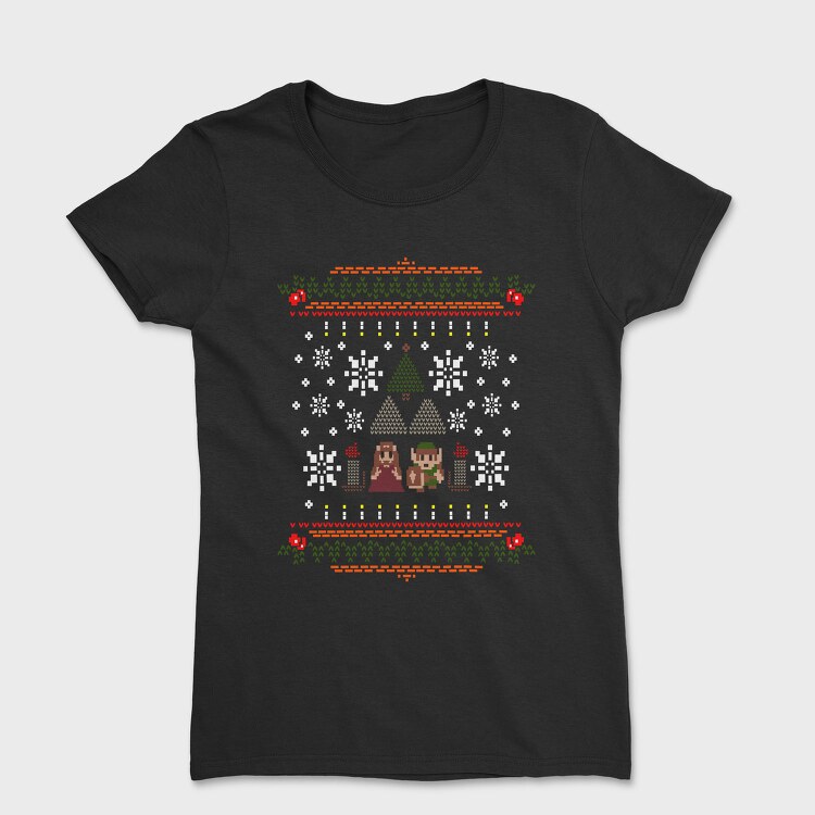 Zelda Holiday Sweater, Tricou Femei
