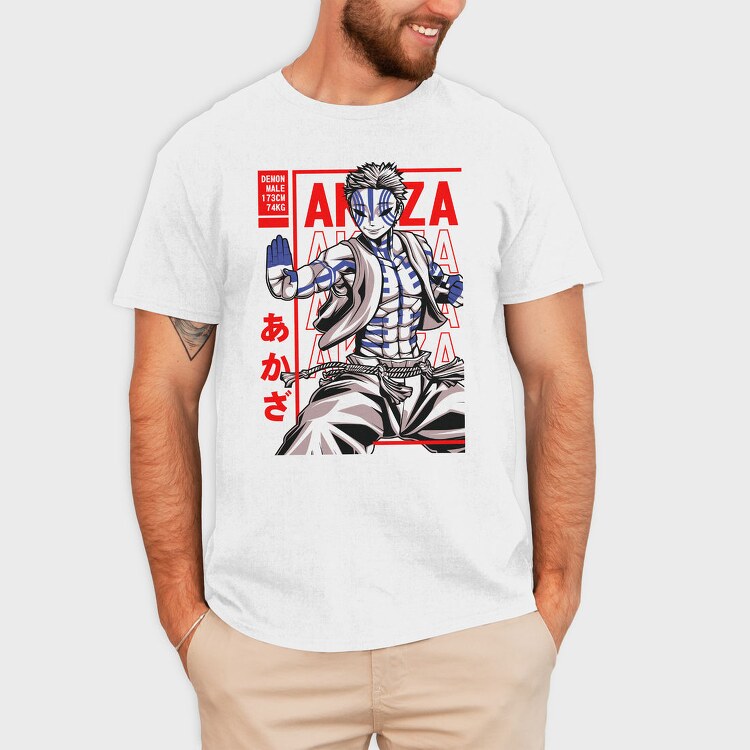 Akaza Demon Warrior, Tricou Barbati (Unisex)