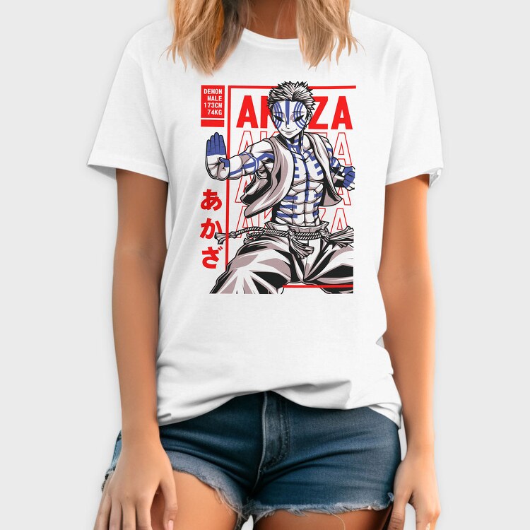 Akaza Demon Warrior, Tricou Barbati (Unisex)
