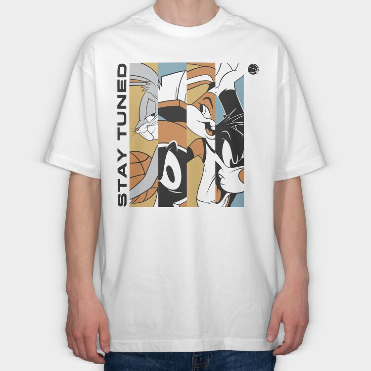 Staytuned Bugs, Tricou Oversize Barbati (Unisex)