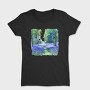 Forest Blue Bell Flowers, Tricou Femei