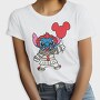 Stitch Clown Balloon, Tricou Femei