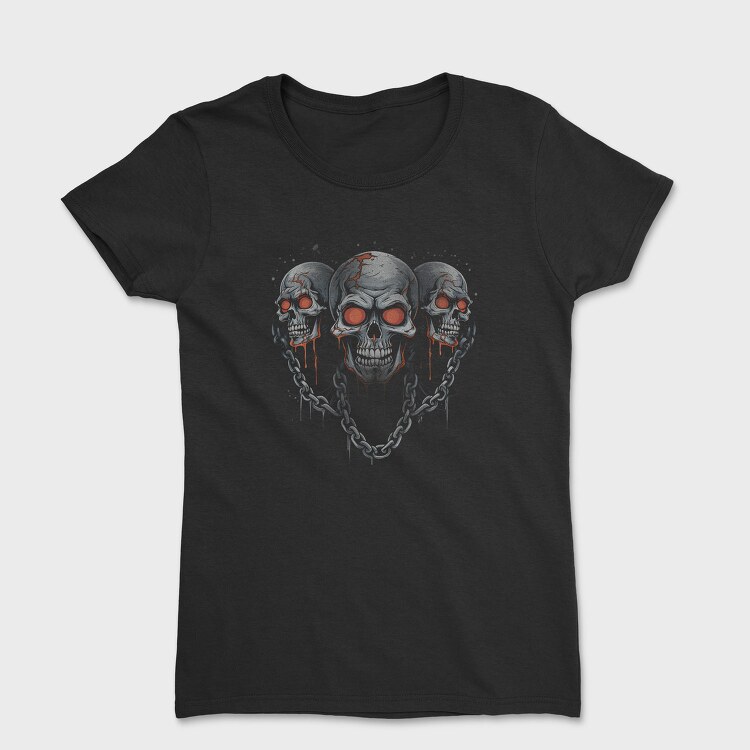 Skulls Chains, Tricou Femei