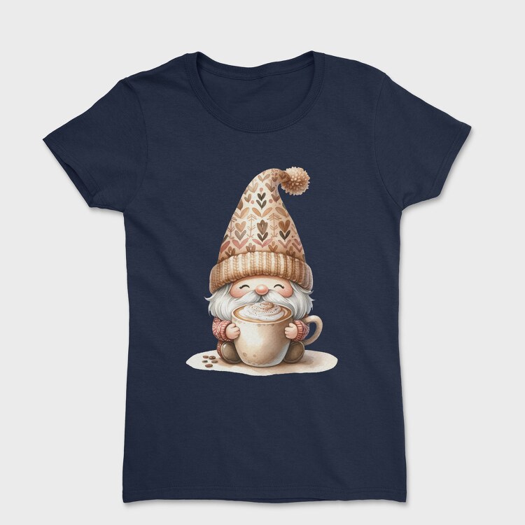 Frosty Gnome Morning Latte, Tricou Femei