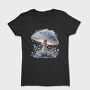 Frosty Mushroom Flowers, Tricou Femei