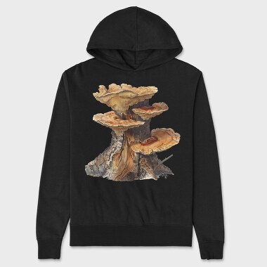 Fungi Fall Fairytale, Hanorac Oversize Barbati (Unisex)