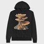 Fungi Fall Fairytale, Hanorac Oversize Barbati (Unisex)