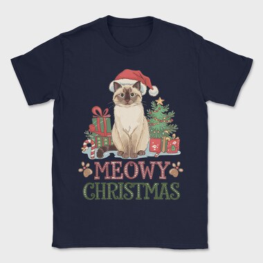 Funny Cat Christmas, Tricou Barbati (Unisex)