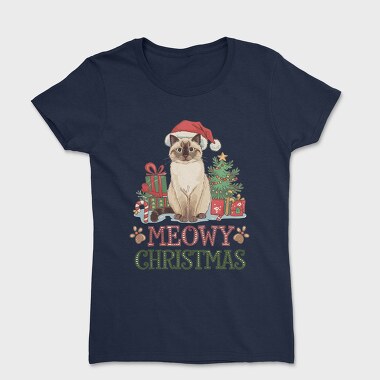 Funny Cat Christmas, Tricou Femei