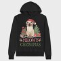 Funny Cat Christmas, Hanorac Oversize Barbati (Unisex)