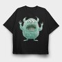 Furry Monster Scream, Tricou Oversize Barbati (Unisex)