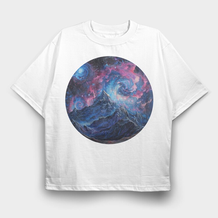 Galactic Climber Club, Tricou Oversize Barbati (Unisex)
