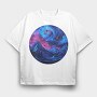 Galactic Climbers Mountain, Tricou Oversize Barbati (Unisex)