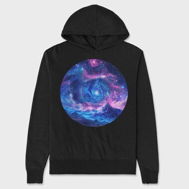 Galactic Climbers Night, Hanorac Oversize Barbati (Unisex)
