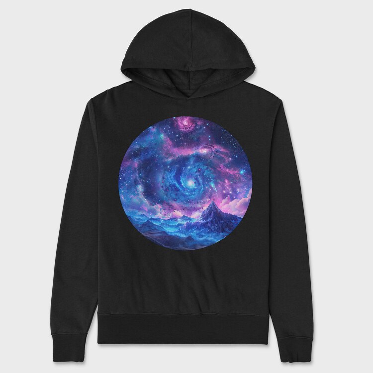 Galactic Climbers Night, Hanorac Oversize Barbati (Unisex)