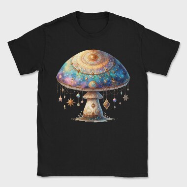 Galactic Fantasy Mushroom, Tricou Barbati (Unisex)