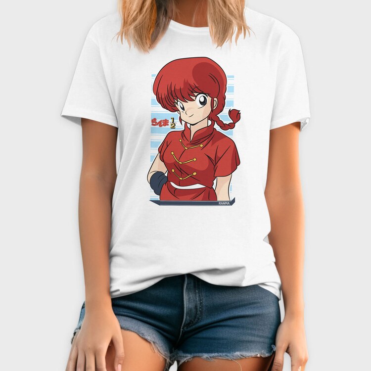 Ranma Half Red, Tricou Barbati (Unisex)
